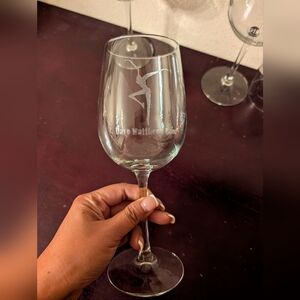 Set of 4 Dave Matthews Band Wine Glasses